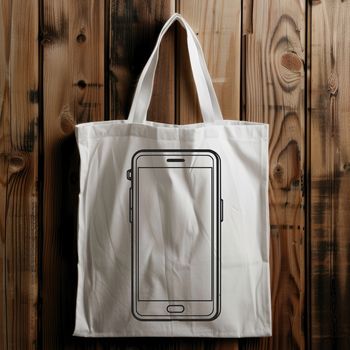 A detailed illustration of a smartphone, suitable for digital design projects.