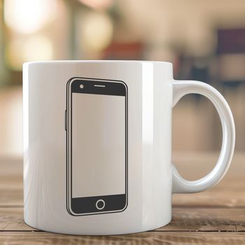 A high-resolution illustration of a smartphone with sleek lines and modern design.