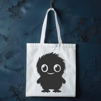 A colorful illustration of a friendly monster character suitable for Halloween decorations or children's parties.