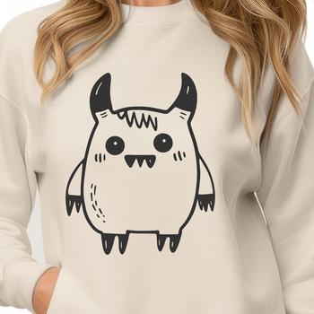 Free Unique Monster Decal SVG - Commercial Use