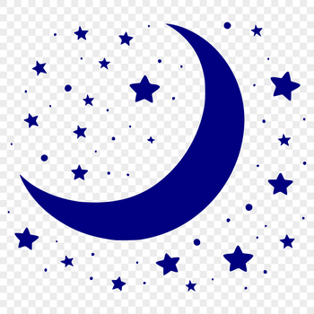 Lunar surface illustration created in vector format.