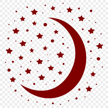A high-resolution digital illustration of the Moon in vector format, suitable for graphic design and commercial printing.