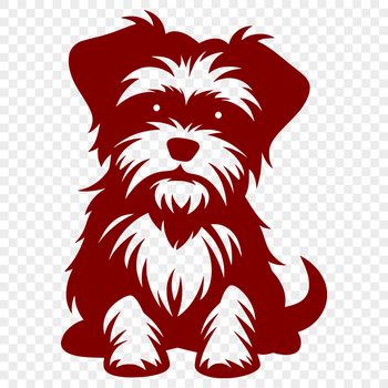 Free Free Morkie Stencil