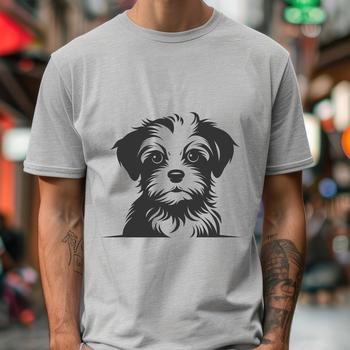 Beautiful Morkie - Craft SVG