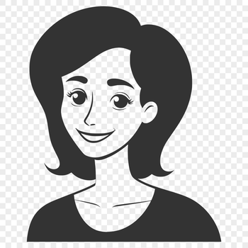 A digital illustration of a woman in various styles.
