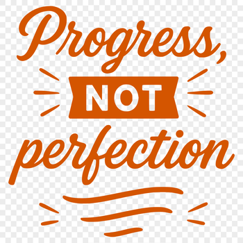 Inspirational quotes in a simple vector design.