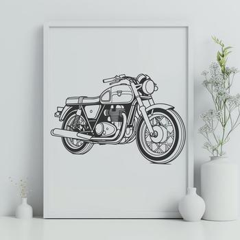 Motorcycle In PNG & PDF