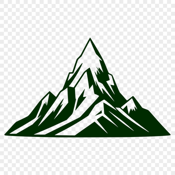 Mountain landscape vector illustration in SVG format