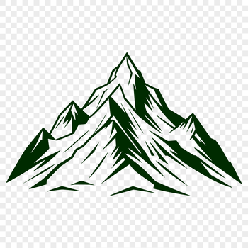 Mountain landscape illustration in vector format