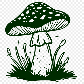 Unique Mushroom Clipart