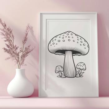 Stunning Mushroom - SVG Format