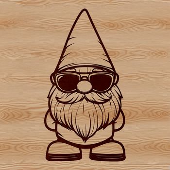 Mythical creature standing figure with sunglasses, depicted as a fantasy being in a neutral pose.