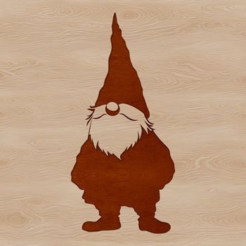 A mythical creature standing on its hind legs, resembling a combination of a dwarf and a gonk.