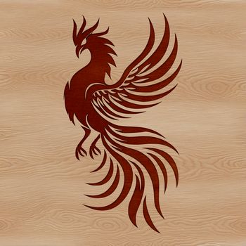An illustration of a mythical creature with wings, inspired by ancient mythology.