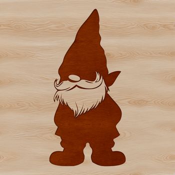 A mythical creature resembling a dwarf with a stumpy body and long limbs.