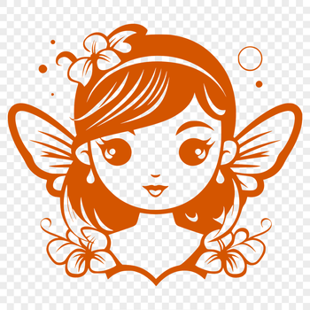 A colorful illustration of a mythical fairy from a fantasy world.