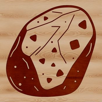 An SVG file containing a high-quality graphic of a textured stone element.