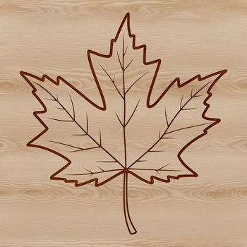 A single, stylized leaf design suitable for digital crafting projects or commercial applications.