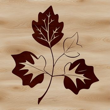 A high-resolution SVG illustration of a detailed leaf with intricate veins and edges.