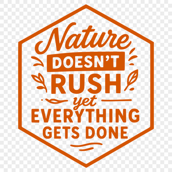 A collection of inspirational quotes about nature, designed as a vector graphic with clean lines and simple typography.