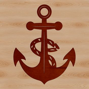 Illustrative nautical cruise vector graphic illustration.