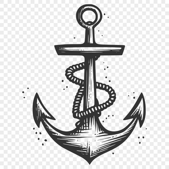 A collection of anchors in various styles and designs, suitable for vector art and clip art projects.
