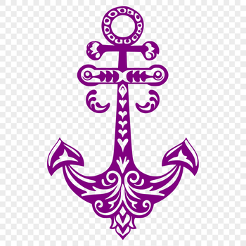 A set of anchor illustrations in various styles and orientations, suitable for use as vector art.