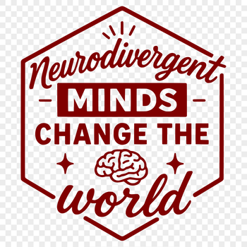 Neurodiversity quotes with minimalist design for personal and commercial use.
