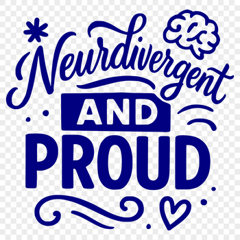Neurodiversity quotes and phrases with a clean, minimalist design, suitable for personal or commercial use.