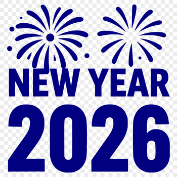 A minimalist SVG illustration representing the start of 2026 with inspirational quotes.