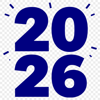 Vector illustration of a New Year's theme with inspirational quotes and decorations.