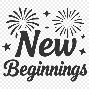 Vector illustration of New Year quotes in a stylized format, suitable for commercial and personal use.