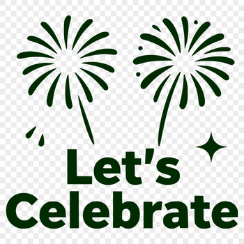 New Year's theme silhouette vector art for commercial and personal use.