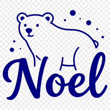 Christmas quotes and noel phrases in a vector font style