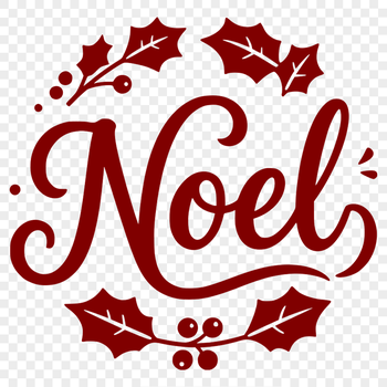 Vector illustration of Christmas quotes and noel messages in a decorative font.