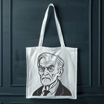 A simple illustration of a mature male figure.