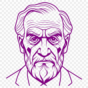 A simple male figure illustration created using vector graphics.