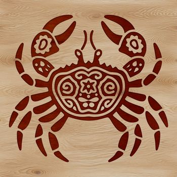 A detailed illustration of a wild crab, suitable for vector design and cutting machine applications.