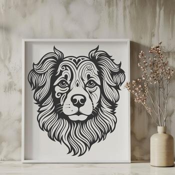 Ornate Australian Shepherd In PDF Format