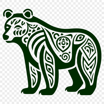 Artistic Standing Bear Design