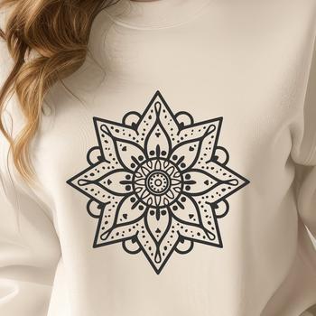 Ornate star design suitable for Christmas or xmas decorations.