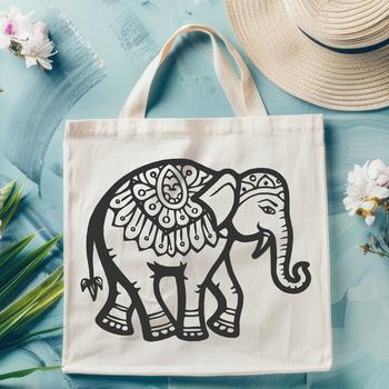 Creative Standing Safari Animal - SVG