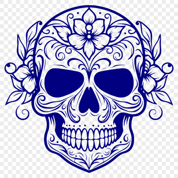 Free Unique Skull Clipart