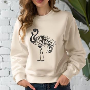 Ornate Flamingo - Laser Engraver DXF