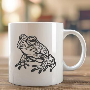 Ornate Toad In PDF & PNG