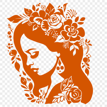 Classic depiction of a revered religious figure in detailed vector design.