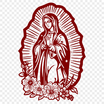 Free Artistic Our Lady Of Guadalupe  Printable Image