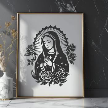 Unique Virgin Mary In PDF & PNG