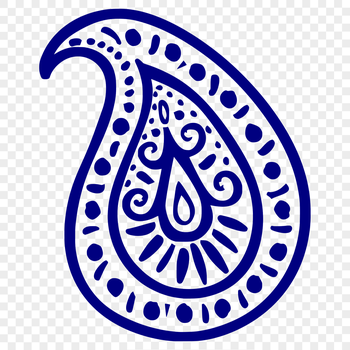 Ornate paisley pattern design made in vector format.