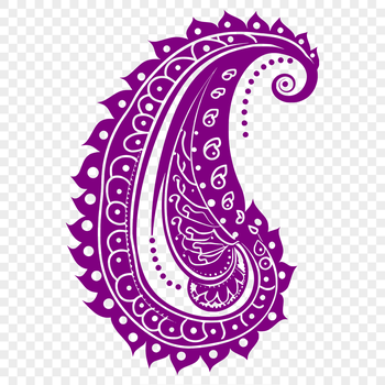 Ornate paisley pattern design for various crafts and digital applications.